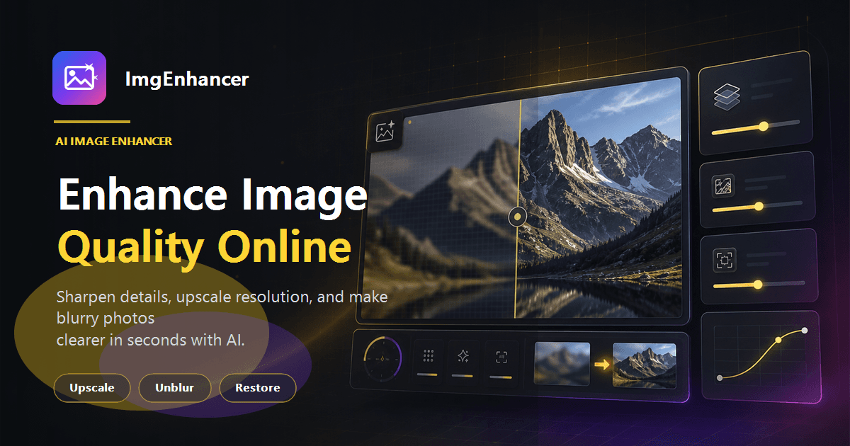 AI Image Enhancer social preview